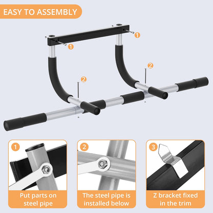 Pull up Bar for Doorway Full Upper Body Workout Home Fitness Chin up Bar